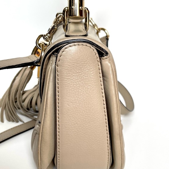 🔶FREE SHIPPING 🔶Gucci Bamboo 1947 Top Handle Crossbody - Picture 6 of 16